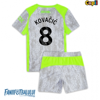 Manchester City Mateo Kovacic #8 Echipament de Fotbal Replică 2025-26 Copii Treilea (+ Șorturi)